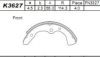 MAZDA S11949370 Brake Shoe Set